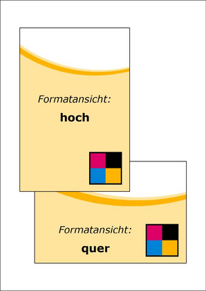 Visitenkarten - leinen 1-seitig